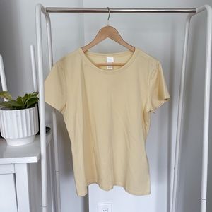 Yellow Basic Tee